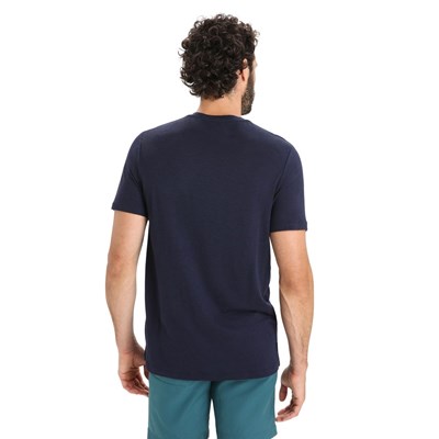 Triko Icebreaker Tech Lite II SS Tee Icebreaker midnight navy