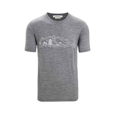Triko Icebreaker Tech Lite II SS Tee Nature Sprint gritstone hrhr