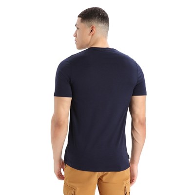 Triko Icebreaker Tech Lite II SS Tee Skiing Yeti midnight navy