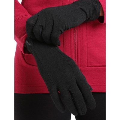 Rukavice Icebreaker Oasis Glove Liners 200 black