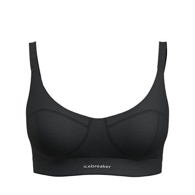 Podprsenka Icebreaker Queens Clasp Bra W black