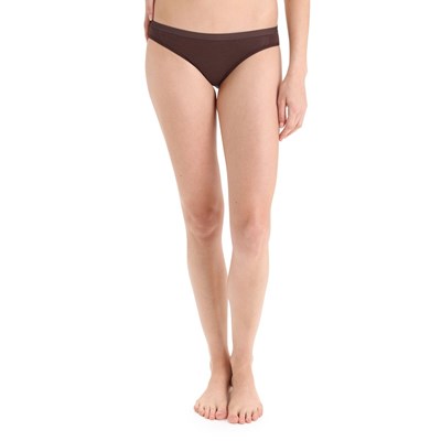 Kalhotky Icebreaker Siren Bikini W umber