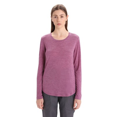 Triko Icebreaker Sphere II LS Tee W go berry hthr