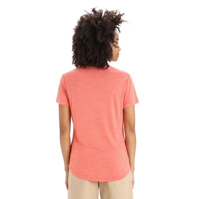 Triko Icebreaker Sphere II SS Tee W vibrant earth hthr