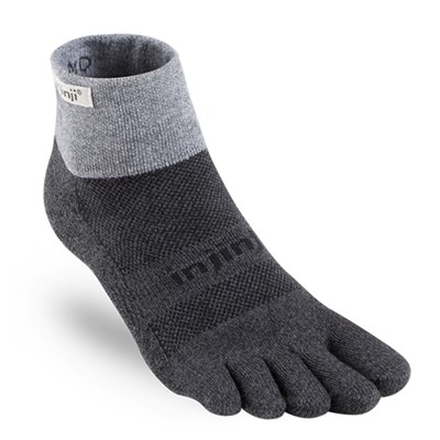 Prstové ponožky Injinji Trail Midweight Mini-Crew Coolmax granite