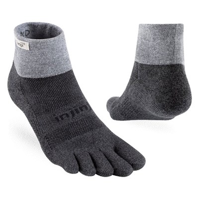 Prstové ponožky Injinji Trail Midweight Mini-Crew Coolmax granite