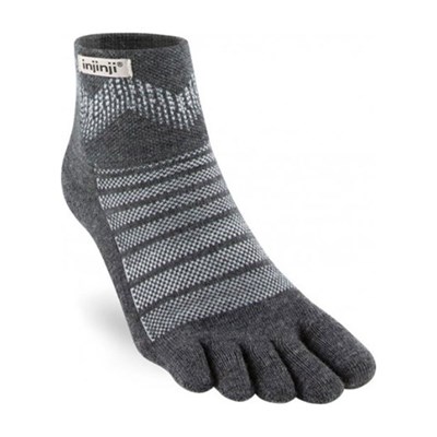 Prstové ponožky Injinji Outdoor Midweight Mini-Crew Merino Wool slate