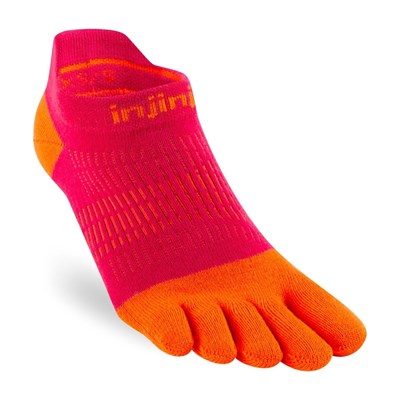 Prstové ponožky Injinji Run Lightweight No-Show Coolmax W chilli