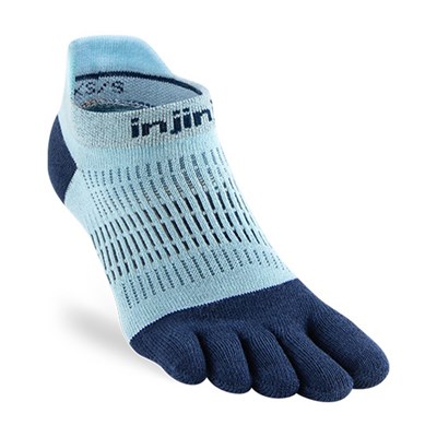 Prstové ponožky Injinji Run Lightweight No-Show Coolmax W heron