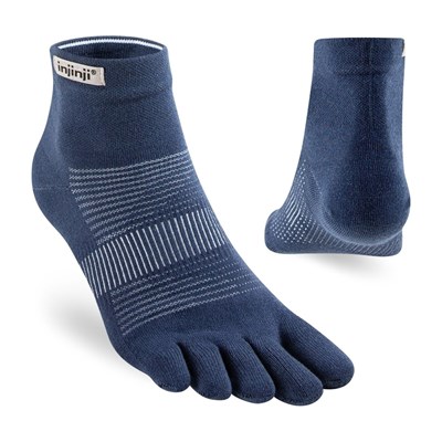 Prstové ponožky Injinji Run Lightweight Mini-Crew Coolmax navy