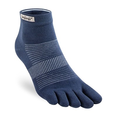 Prstové ponožky Injinji Run Lightweight Mini-Crew Coolmax navy