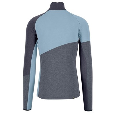 Mikina Karpos Federa F-Z Fleece woodl gray/black/smoke blue