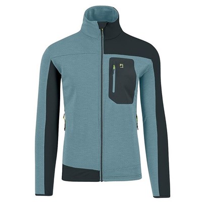 Mikina Karpos Cherz Fleece woodl gray/black/smoke blue