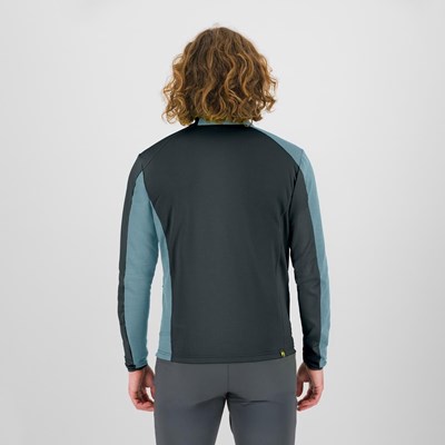 Mikina Karpos Cherz Fleece woodl gray/black/smoke blue