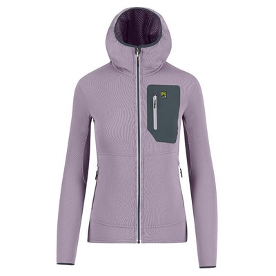 Mikina Karpos Antermoia Hooded Fleece W lavender/woodl gray