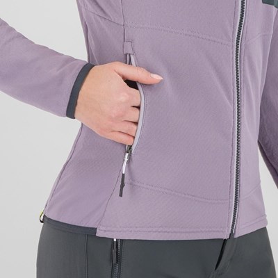 Mikina Karpos Antermoia Hooded Fleece W lavender/woodl gray