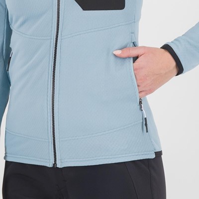 Mikina Karpos Antermoia Hooded Fleece W forget/black