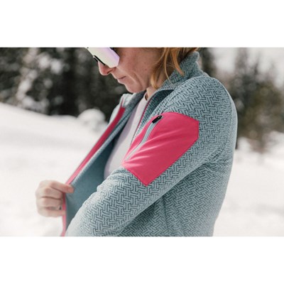 Mikina Karpos Mesdi Fleece W forget/purple