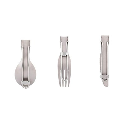 Příbor Keith Titanium Folding Cutlery Set