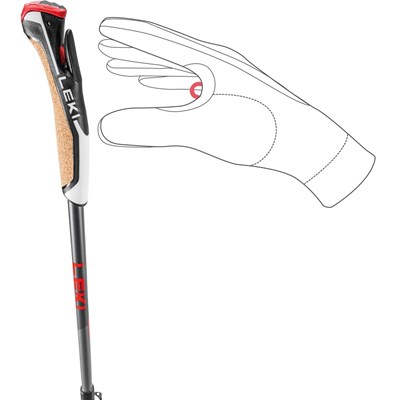 Hole Leki Instructor Lite dk.anth./silvergr./br.red