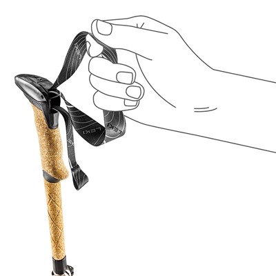 Hole Leki Makalu FX Carbon natural carbon/grey green/white Leki 10033924 5