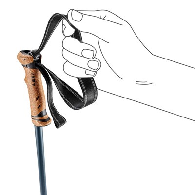 Hole Leki Legacy Lite AS black/denim blue/white Leki 10033938 5