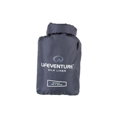 Vložka do spacáku Lifeventure Silk Sleeping Bag Liner mummy grey