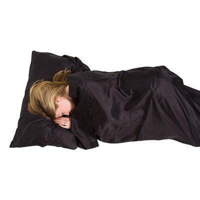 Vložka do spacáku Lifeventure Silk Ultimate Sleeping Bag Liner mummy black
