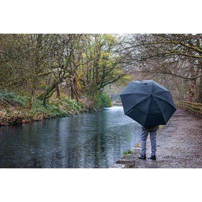 Deštník Lifeventure Trek Umbrella XL black Lifeventure 10034299 3