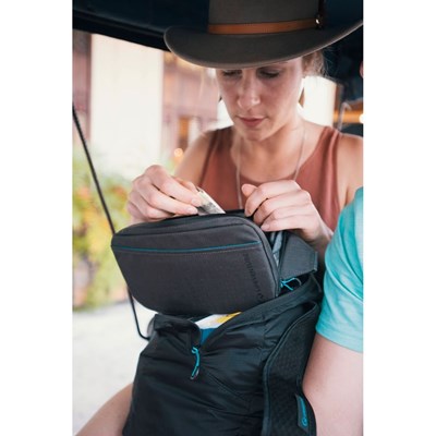 Pouzdro na doklady Lifeventure RFiD Travel Belt Pouch Recycled grey