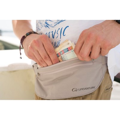 Pouzdro na doklady Lifeventure RFiD Body Wallet Waist grey