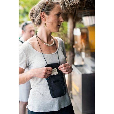 Pouzdro na doklady Lifeventure Waterproof Body Wallet Chest grey