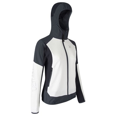 Bunda Montura Wind Revolution Hoody Jacket W white/gunmetal grey