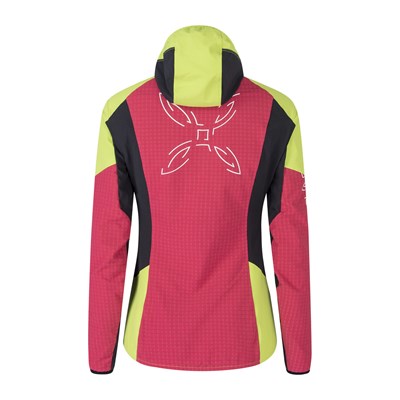 Bunda Montura Wind Revolution Hoody Jacket W sugar pink/lime green