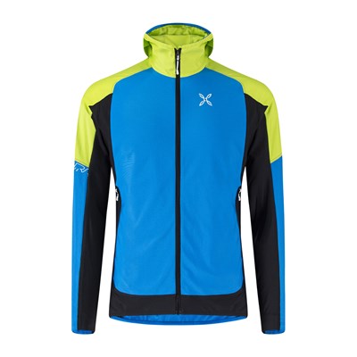 Mikina Montura Elevation Maglia sky blue/lime green