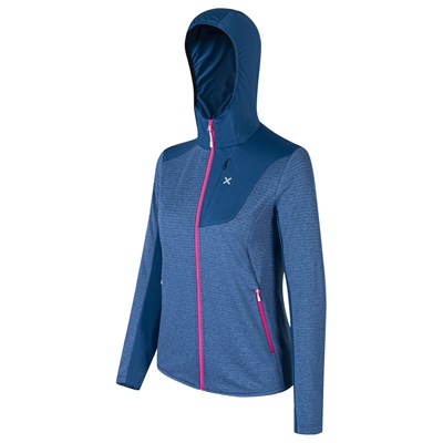 Mikina Montura Thermal Grid Pro Hoody Maglia W deep blue/intense violet