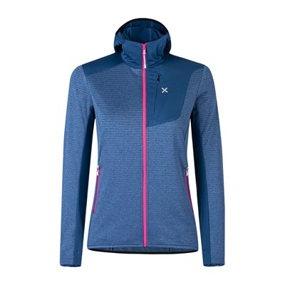 Mikina Montura Thermal Grid Pro Hoody Maglia W deep blue/intense violet