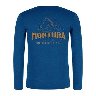 Triko Montura Merino Mountain Maglia deep blue