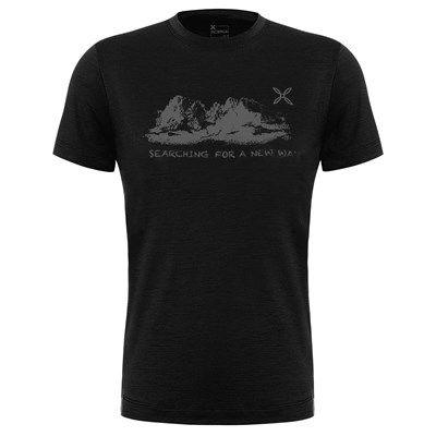 Triko Montura Peaks Merino T-shirt black