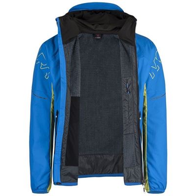 Bunda Montura Alpha EVO Hoody Jacket sky blue/olive green