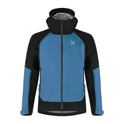 Bunda Montura Argo Jacket teal blue/neon yellow