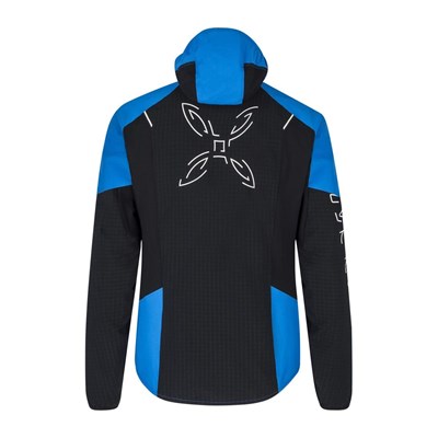 Bunda Montura Wind Revolution Hoody Jacket black/sky blue