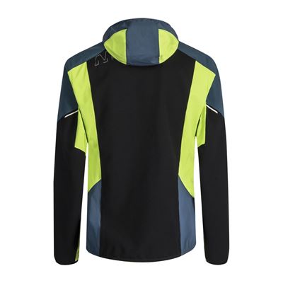 Bunda Montura Premium Wind Hoody Jacket asch blue/lime green
