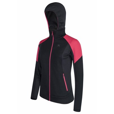 Mikina Montura Stretch Color Hoody Jacket W nero/rosa sugar
