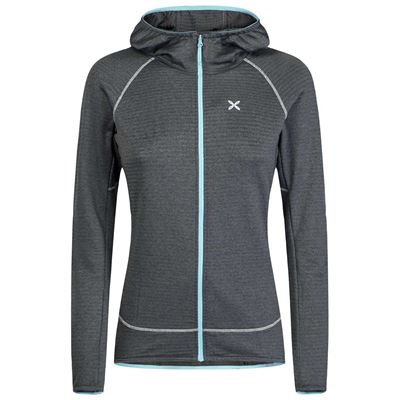 Mikina Montura Thermal Grid Hoody Maglia W gunmetal grey/icy blue