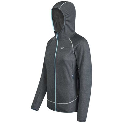 Mikina Montura Thermal Grid Hoody Maglia W gunmetal grey/icy blue