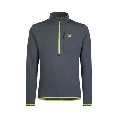 Mikina Montura Iceland Anorak gunmetal grey/acid green