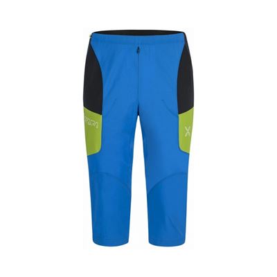 Kalhoty 3/4 Montura Block Light Pirata 3/4 acid green/teal blue