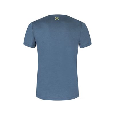 Triko Montura Merino Sporty T-shirt ash blue/lime green