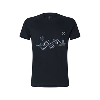 Triko Montura Sporty 2 T-shirt midnight blue/white